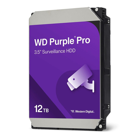 Dysk WD Purple™ Pro WD122PURP 12TB 3.5" 7200 512MB SATA III