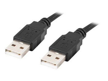 LANBERG cable USB-A M/M 2.0 1.0m black