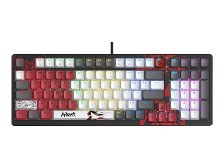A4TECH Klawiatura mechaniczna BLOODY S98 USB Naraka BLMS Red Plus Switches