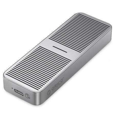 Obudowa na dysk Orico M223C3-G4-GY-BP na dysk zewnętrzny, SSD M.2 NVMe, alu, USB 3.2 2x2 20 Gbps