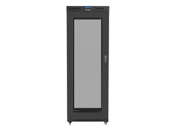 LANBERG Szafa stojąca rack 19inch 37U 800x1000 drzwi perforowane LCD flat pack czarna