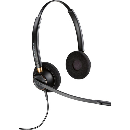 Słuchawki Poly EncorePro HW520 Binaural Wired Headset, USB-A, Black
