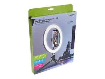 TRACER Lampa pierścieniowa RING 26cm z mini statywem