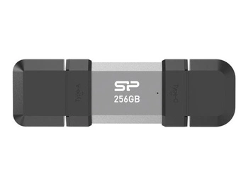 SILICON POWER Pendrive C51 256GB USB-A USB-C 200MB/s Silver
