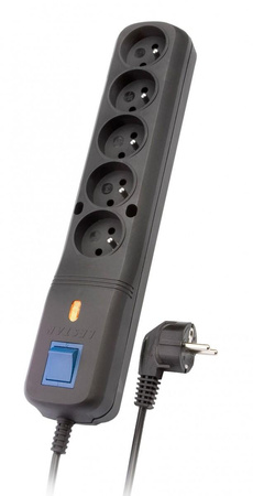 Listwa zasilająca Lestar LF-530WA 5+ 5m czarna