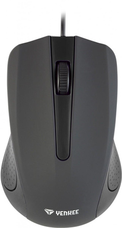 Mysz przewodowa USB, 3 przyciski , gumowana powierzchnia 