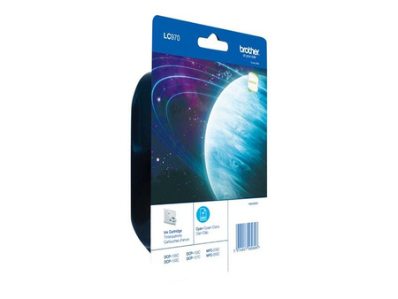 BROTHER LC970C Tusz Brother LC970C cyan 300str DCP135 / DCP150 / MFC235 / MFC260