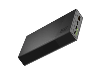 GREEN CELL Powerbank PowerPlay 20S black 20000mAh 22.5W 3x USB-C 1x USB-A
