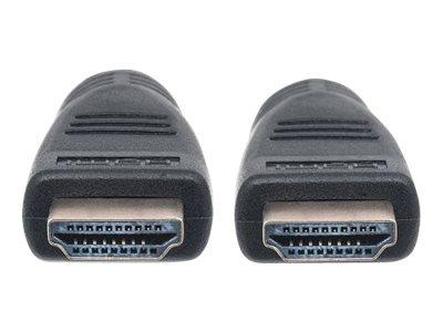 MANHATTAN 353977 Manhattan Kabel monitorowy HDMI/HDMI V2.0 M/M Ethernet CL3 10m czarny