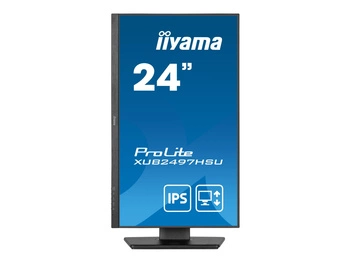 IIYAMA XUB2497HSU-B2 24inch IPS FHD 100Hz Adaptive Sync 300cd/m2 1ms HDMI DP 2xUSB 2.0 Speakers 15cm Height Adj. Stand (P)