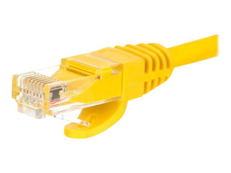 NETRACK BZPAT2UY Netrack patchcord RJ45, osłonka zalewana, kat. 5e UTP, 2m żółty