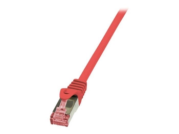 Patchcord LogiLink CQ2064S CAT.6 S/FTP 3m, czerwony