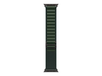 APPLE 49mm Dark Green Alpine Loop - Medium - Black Titanium Finish