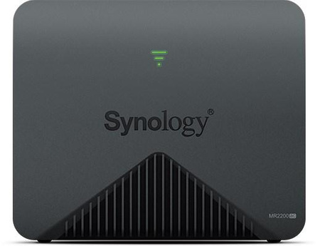 Synology Mesh Router MR2200ac, WiFi 5, IEEE 802.11a/b/g/n/ac Wave 2, 1x 1GbE, 1xUSB 3.2, Three-band router