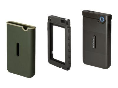 TRANSCEND TS2TSJ25M3G Transcend Slim StoreJet 2.5 25M3, 2 TB, Portable HDD, Military green