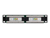 NETRACK 104-14 Netrack patch panel 10, 12 - portów kat. 5e UTP
