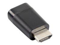 LANBERG AD-0016-BK Lanberg adapter HDMI-A(M)->VGA(F)