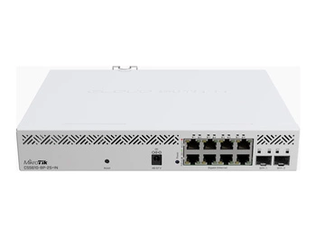 MIKROTIK CSS610-8P-2S+IN Network Switch Managed Gigabit Ethernet 10/100/1000 Support PoE White
