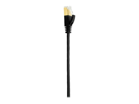 EDIMAX FTP AWG32 Bare copper Flat Patch cord 1M Black