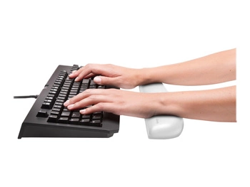 KENSINGTON ErgoSoft Wrist Rest for Gaming & Mechanical Keyboard Grey