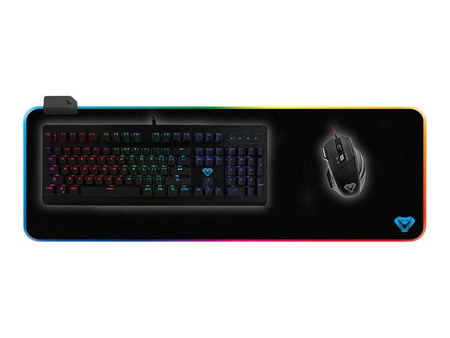 MEDIA-TECH RGB GAMING MAT - Duża mata dla graczy z kolorowym podświetleniem RGB