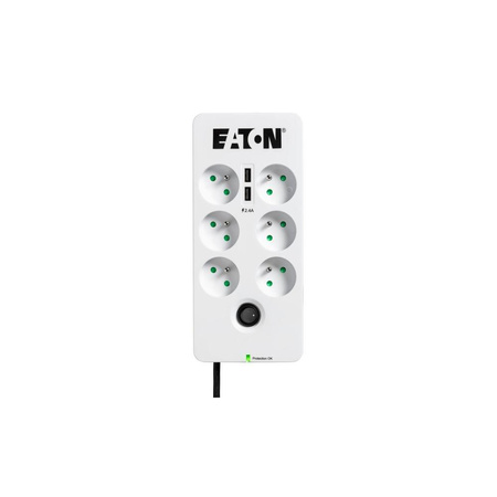 Listwa Protection Box 6 FR, 10A USB 