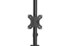Uchwyt biurkowy pionowy 2xLCD max. 32 cale 8kg, zaciskowy, czarny