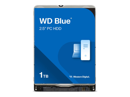 WDC WD10SPZX Dysk twardy WD Blue, 2.5, 1TB, SATA/600, 5400RPM, 128MB cache, 7mm