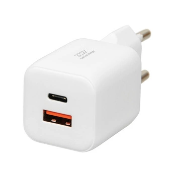 IBOX Wall charger C-42 PD33W USB A+C cable USB-C to USB-C WHITE