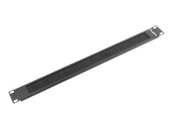 LANBERG AK-1101-B Lanberg panel szczotkowy 1U do szaf 19 czarny