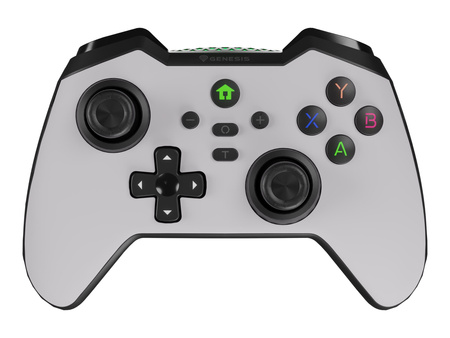 NATEC Genesis Gamepad Mangan 400 biały bezprzewodowy
