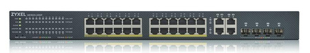 Przełącznik GS1920-24HPv2 28Port 24xGb and 4xGb 375W PoE NebulaFlex Cloud 