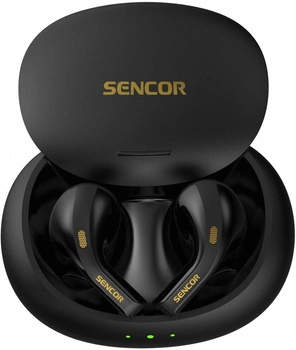 Słuchawki douszne bluetooth SEP 560BT BK, BT 5.3, czas 6h, 40mAh