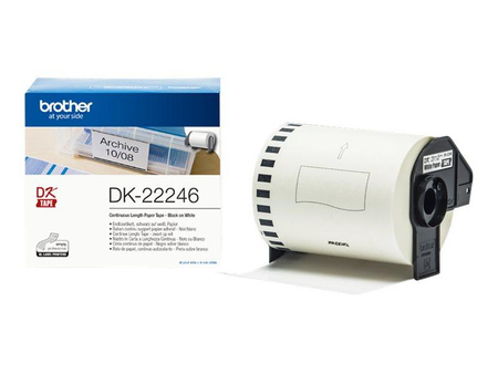 BROTHER DK22246 Brother etykiety Length free Paper 103mm x 30.48m