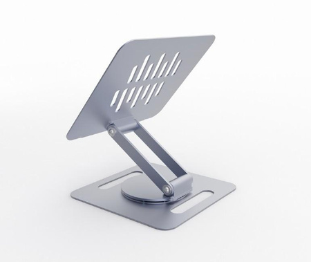 GEMBIRD Obrotowa podstawka pod notebooka srebrna