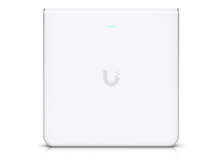 UBIQUITI U6-Enterprise-IW In-Wall Access point Dual Band WiFi 6E 4x4 MIMO 1xRJ45 2.5Gb/s PoE+ 4x RJ45 1000Mb/s