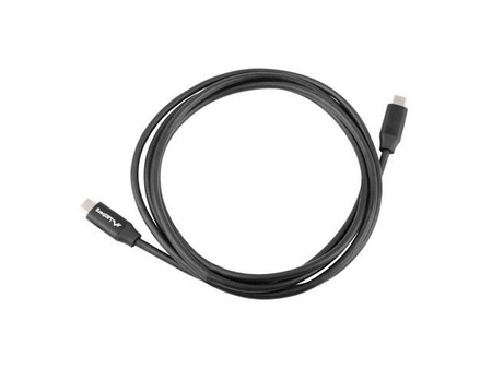 LANBERG KABEL USB-C 2.0 M/M 1.8M PREMIUM QC 4.0 POWER DELIVERY 60W CZARNY CA-CMCM-40CU-0018-BK