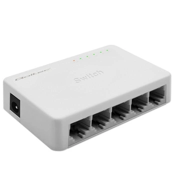 QOLTEC 52247 SWITCH Przełącznik sieciowy 5 x port RJ45 1000Mbps Fast Ethernet LAN