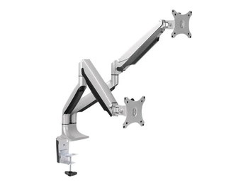LOGILINK BP0043 LOGILINK - Aluminiowy podwójny uchwyt na biurko do monitorów, 13-27 , max. 9 kg