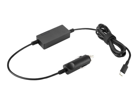 LENOVO 40AK0065WW Lenovo 65W USB-C DC zasilacz podróżny wtyczka samochodowa 12V