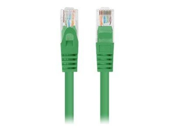 LANBERG Patchcord Cat.6 UTP 1m green 10-pack