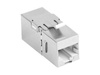 LANBERG feed-thru keystone connector RJ45->RJ45 FTP cat.5e 90