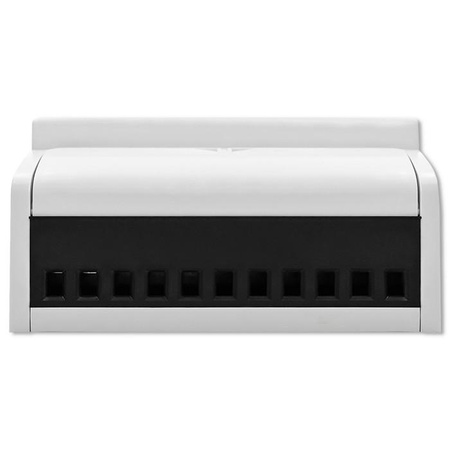 QOLTEC 50989 Trójfazowy dwukierunkowy elektroniczny licznik miernik zużycia energii na szynę DIN 400V 100A LCD 4P