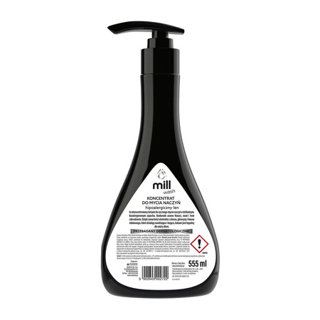 MILL WASH Koncentrat balsam do mycia naczyń Hipoalergiczny Len 555ml (opak.zb 15 szt.)