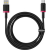 Kabel Baseus Dura USB-Typ C 60W 1m (czerwono-czarny)