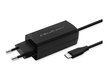QOLTEC 52419 Ładowarka sieciowa 65W GaN Super Fast 5A 20V 3A 3.25A USB C 3.1
