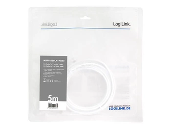 LOGILINK CV0125 LOGILINK - Kabel MiniDisplayPort / HDMI 4K ,dł.5m, kol.biały