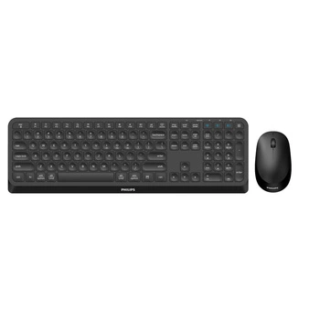 Zestaw bezprzewodowy klawiatura i mysz PHILIPS SPT6407B/00 czarny