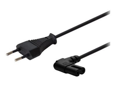 SAVIO CL-144 Power cable 2pin C7 M angled 3.0m