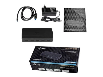 ITEC U3HUB742 i-tec USB 3.0 Charging HUB 7 port z zasilaczem 2x port ładujący USB 3.0
